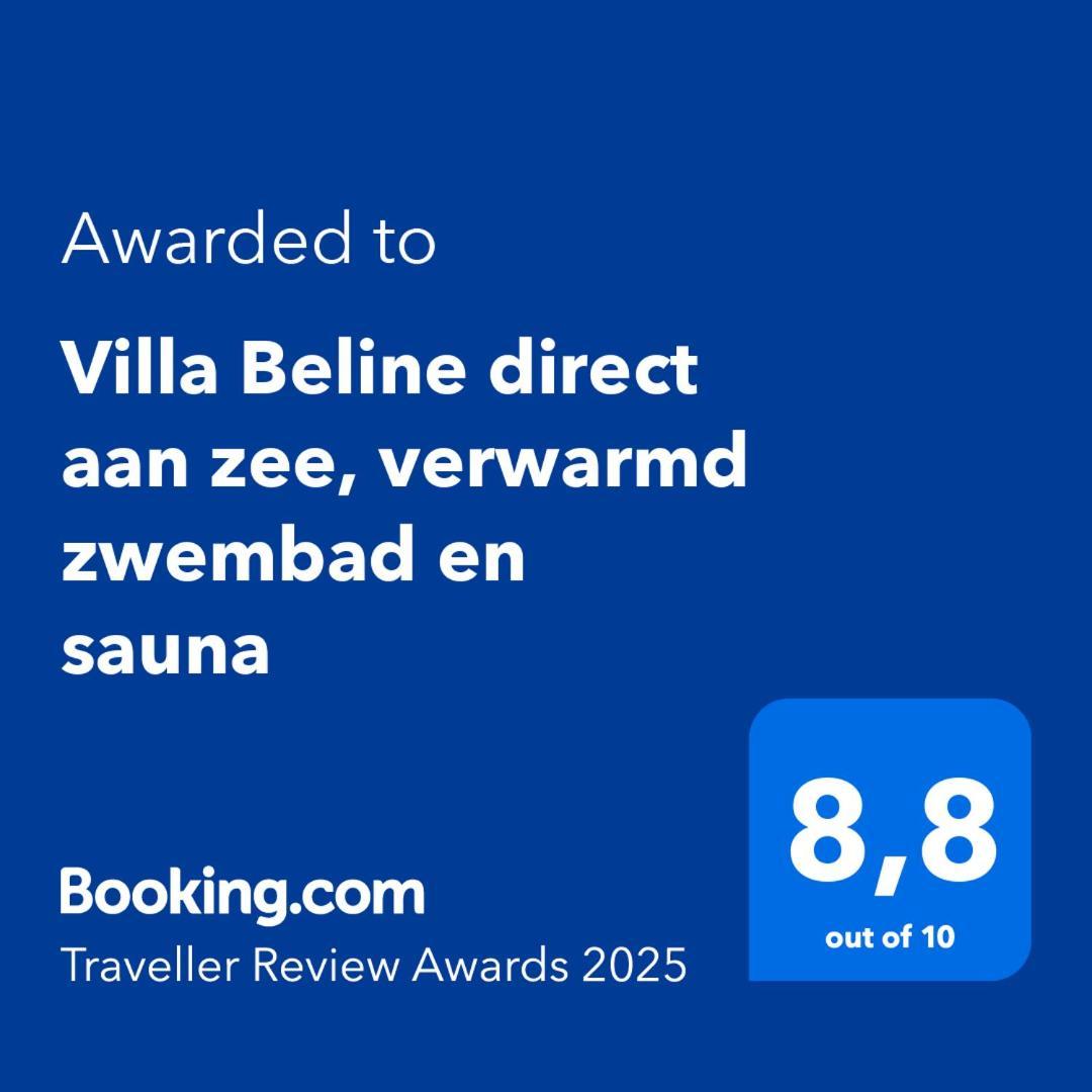 Villa Beline Direct Aan Zee, Verwarmd Zwembad En Sauna Tribanj-Kruscica Exterior photo